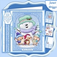 SINGALONG SNOWMAN 7.5 Christmas decoupage & Insert Mini Kit