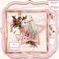 SANTA DECORATING TREE 7.5 Christmas Decoupage & Insert Mini Kit