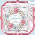 PASTEL POINSETTIA WREATH & VERSE 7.5 Decoupage & Insert Mini Kit