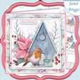 ROBIN AT HOME CHRISTMAS 7.5 Decoupage & Insert Kit