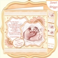 BABY TOES & VERSE Lemon New Baby 7.5 Decoupage & Insert Kit