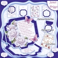 WHEN I THINK VERSE Large Easel Card Kit & Decoupage 7.7 All Occasions