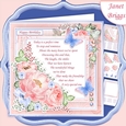 A PERFECT TIME BLUSH & BLUE 7.5 Decoupage & Insert Mini Kit