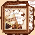 YOU CAN BUY CHOCOLATE Humorous 7.5 Decoupage & Insert Mini Kit