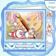 MODERN ART MICE 7.5 Decoupage & Insert Mini Kit