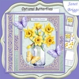 JAR OF DAFFODILS 7.5 Decoupage & Insert Kit All Occasions