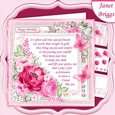 A FRIEND LIKE YOU Verse & Florals 7.5 Decoupage & Insert Mini Kit