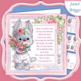 ROSE BUNNY & VERSE 7.5 Decoupage & Insert Kit