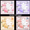 SAY IT WITH ROSES & VERSES 7.5 Decoupage Bumper Kit