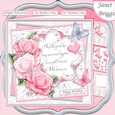 PINK ROSES & VERSE 7.5 Decoupage & Insert Kit