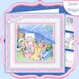 KITTEN IN BUCKET 7.5 Decoupage & Insert Kit