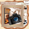 CAMERA SNAPSHOTS ON SAFARI 7.5 Decoupage & Insert Mini Kit