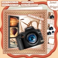 CAMERA SNAPSHOTS UP UP AND AWAY 7.5 Decoupage & Insert Mini Kit
