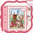 POSTING HEDGEHOG LOVE 7.5 Decoupage & Insert Mini Kit