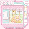 BIRTHDAY AGES 1 TO 5 Lion & Giraffe Decoupage & Insert Kit