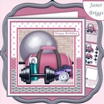 AT THE GYM FEMALE 7.5 Decoupage & Insert Mini Kit