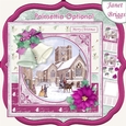 CHRISTMAS BELLS & CHURCH 7.5 Decoupage & Insert Kit