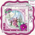 CHRISTMAS BELLS & CAROL SINGERS 7.5 Decoupage & Insert Kit