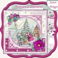CHRISTMAS BELLS & SANTA 7.5 Decoupage & Insert Kit