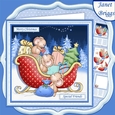 BELIEVE IN MAGIC Christmas 7.5 Decoupage & Insert Mini Kit