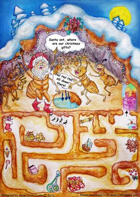 Santa Ant's Christmas Maze