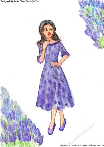 floral lady-lavender