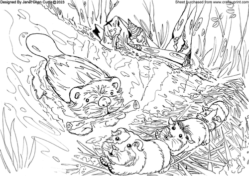 wild isle adventure 2-guinea pigs and beaver