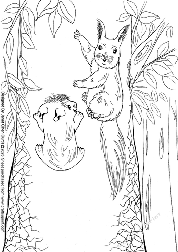 wild isle adventure 6-guinea pig and red squirrel