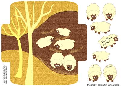 It's Autumn - Furry Sheep Money Wallet
