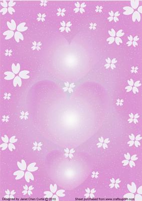 Pure Love-purple Dream Flowers Background