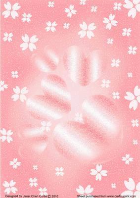 Pure Love- Romantic Pink Flowers Background