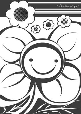 Whisper from a Flower- Glass Painting & Digital Stamps