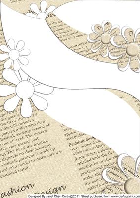 Spring Fashion Accessories-hat Backing Paper