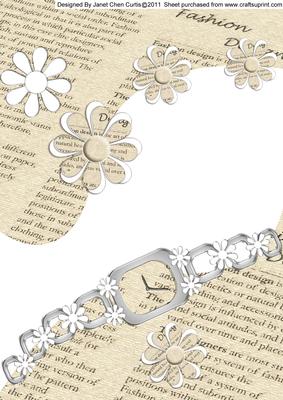 Spring Fashion Accessories-watch Backing Paper