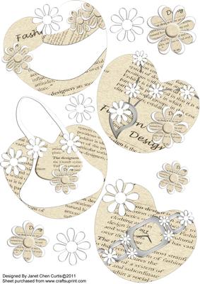 Collection of Spring Fashion Accessories Bookmarks