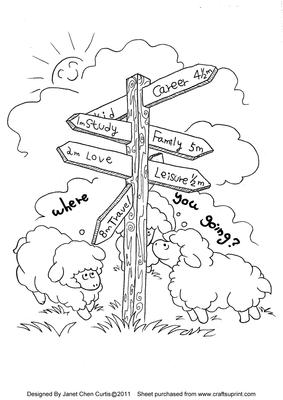 Where You Going? My Friend ~ Digital Stamping