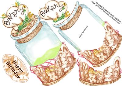 Bakery Bottle-toppers & Shaker Card