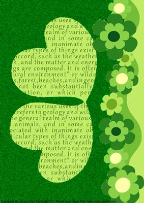 Natural Spirit-greenery Backing Paper