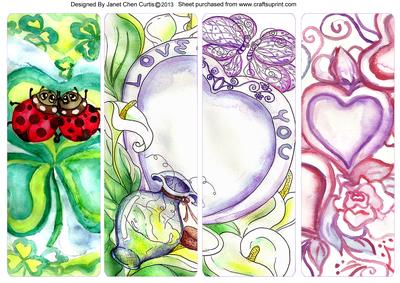 My Dreamy Garden Bookmarks