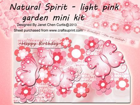 Natural Spirit-light Pink Garden