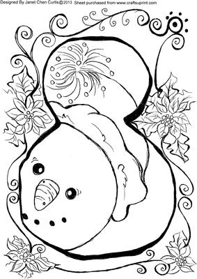Big Surprise from a Cute Snowman