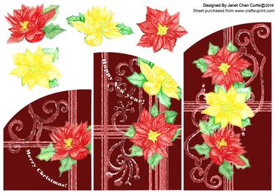 Christmas Poinsettia in Cascade