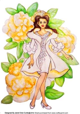 Floral Ladies-lady White Peony
