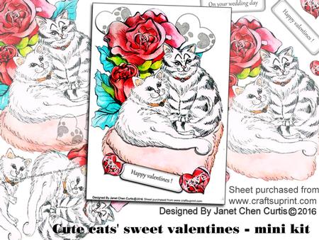 Cute Cats' Sweet Valentines-mini Kit