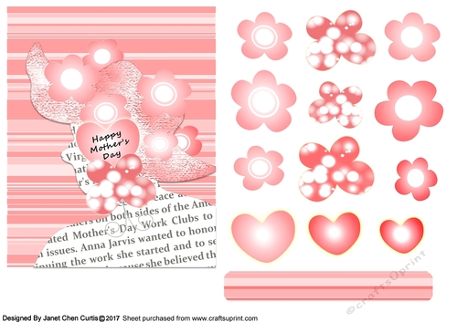 happy mothers day in pink