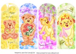 Honey Bear Bookmarks