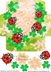 Ladybugs & Leaf Clovers Gifts/money Wallet