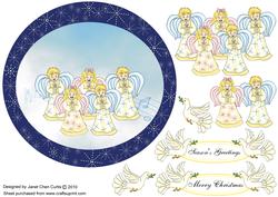 Christmas Carol is in the Air- Wobble and Over the Edge Card