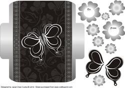 Black Magic and Butterflies- Money and Gift Wallet