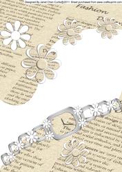 Spring Fashion Accessories-watch Backing Paper